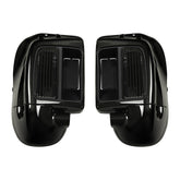 HR3 Black Quartz 2016UL Vented Lower Fairing Kit For Harley Touring Models 2014-2023 (Fits water cooled models)